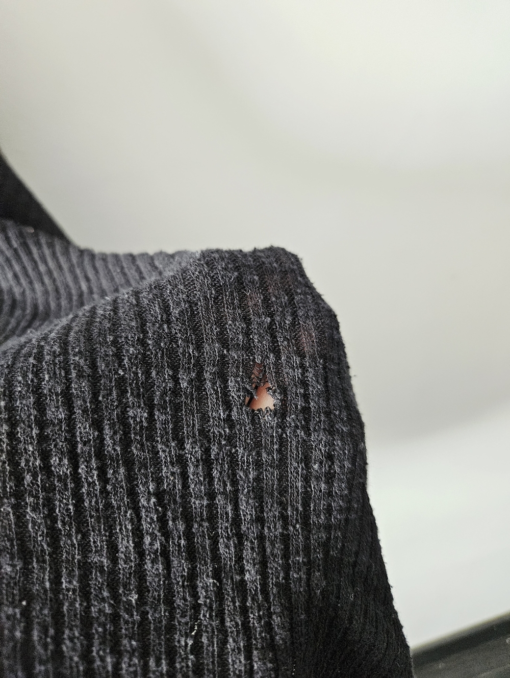 Free People Beach World Traveler Cowl Neck Pullover Size L Black Split Back Top - Picture 5 of 6